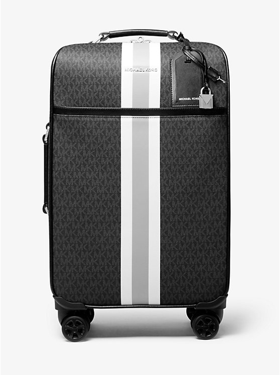 Bedford Travel Extra-Large Logo Stripe Suitcase image number 0