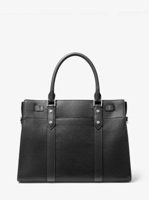 Nouveau hamilton large on sale pebbled leather satchel