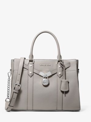 Nouveau Hamilton Large Pebbled Leather Satchel image number 0