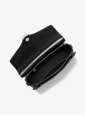 Grand sac &agrave; &eacute;paule Jessie en cuir et en su&egrave;de