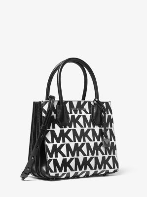 Michael Kors Suri Medium Graphic Logo Faux Leather Crossbody