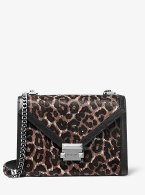 michael kors leopard calf hair handbag