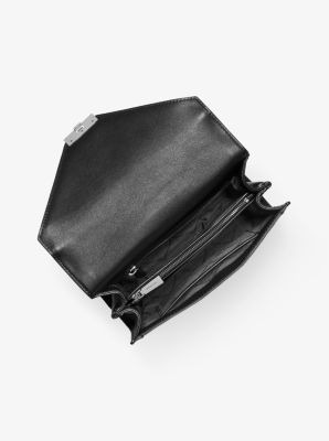 Whitney Large Leopard Calf Hair Convertible Shoulder Bag