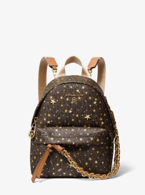 Michael Kors Slater Extra Small Logo Signature Backpack Convertible $258  NWT