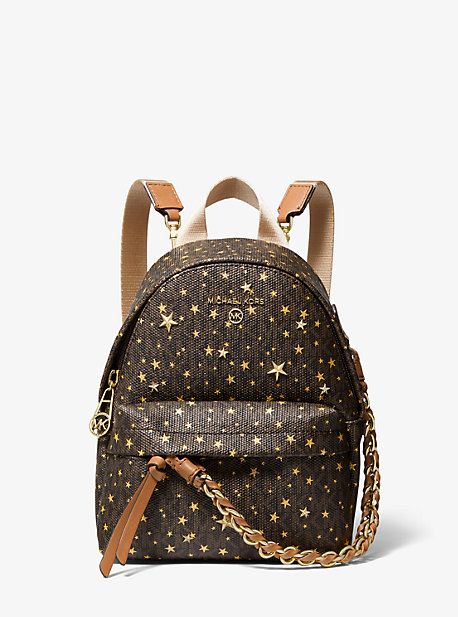 Mechanic Incompetence know Slater Extra-Small Star Embellished Logo Convertible Backpack | Michael Kors