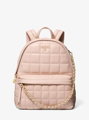 michael kors light pink backpack