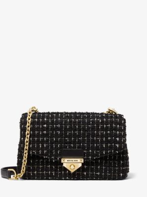 SoHo Large Tweed Shoulder Bag | Michael Kors