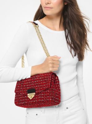 SoHo Large Tweed Shoulder Bag