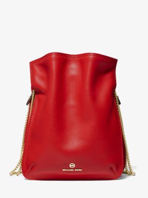 Tati Medium Leather Chain Shoulder Bag | Michael Kors