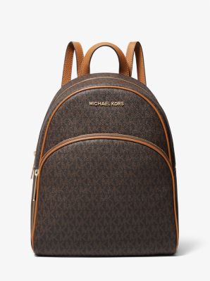 brown michael kors backpack