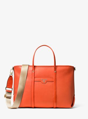 Beck Medium Pebbled Leather Tote Bag | Michael Kors