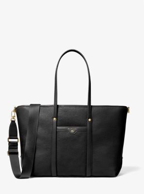 michael kors leather tote