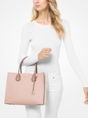 mercer large leather tote