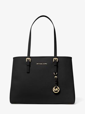 Michael Kors Jet Set Travel Large Tote Bag (Black)