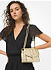 SoHo Small Metallic Sequined Quilted Shoulder Bag image number 3