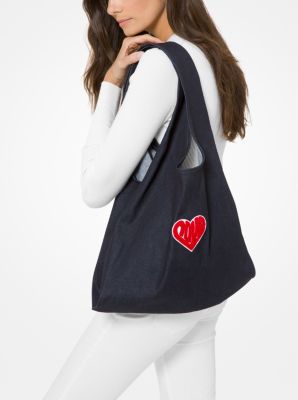 Watch Hunger Stop LOVE Denim Tote Bag
