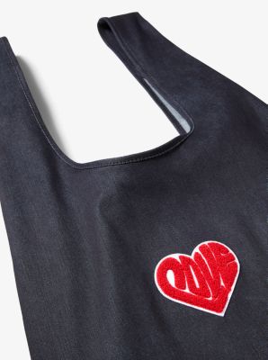 Watch Hunger Stop LOVE Denim Tote Bag