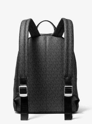 slater medium metallic logo stripe backpack