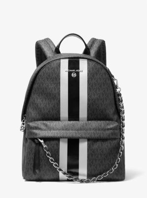 Slater Medium Logo Stripe Backpack | Michael Kors