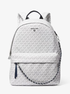 michael kors black logo backpack