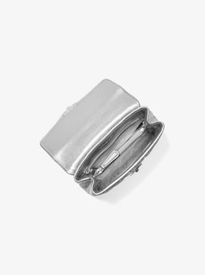 SoHo Small Metallic Sequined Quilted Shoulder Bag