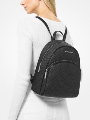 Michael michael kors abbey medium logo hot sale backpack