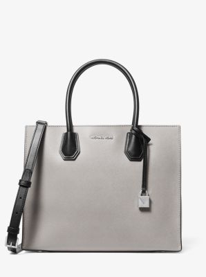 mk mercer large leather tote