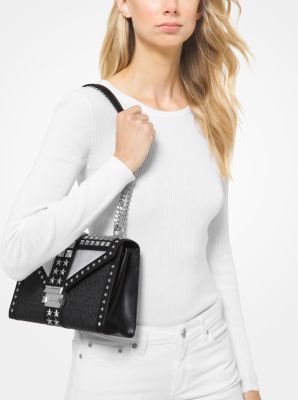 michael kors whitney large embellished leather shoulder bag