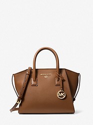 Avril Small Leather Top-Zip Satchel - LUGGAGE - 30H1G4VS5L