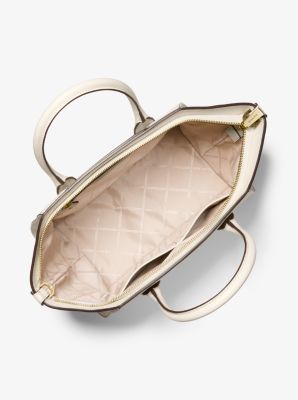 Avril Extra-Large Leather Top-Zip Tote Bag