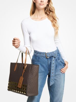 Sinclair Large Studded Logo Tote Bag | Michael Kors Canada