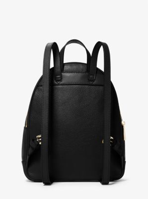 Michael Kors Ladies Brooklyn Medium Pebbled Leather Backpack - Brown