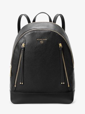 Michael Kors Adina Pebbled Leather Medium Backpack