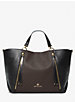 Brooklyn Large Logo and Pebbled Leather Tote Bag image number 2