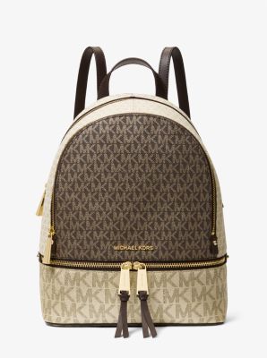 Michael kors rhea metallic backpack hotsell