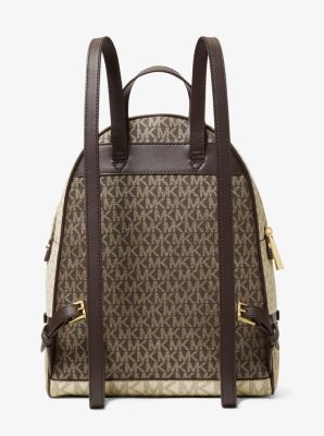 Michael kors rhea metallic backpack sales