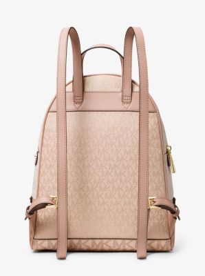 Michael kors rhea backpack rose gold best sale