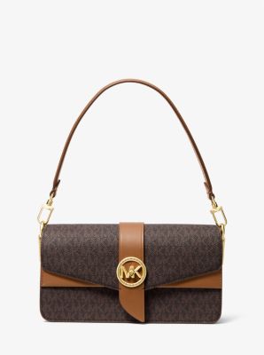 Michael Kors Outlet: Michael Greenwich bag in leather - Black