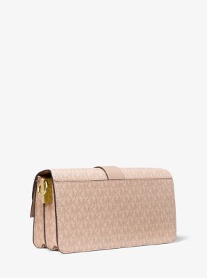 Borsa a spalla Greenwich media con logo in BALLET | Michael Kors