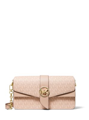 Borsa a spalla Greenwich media con logo in BALLET | Michael Kors