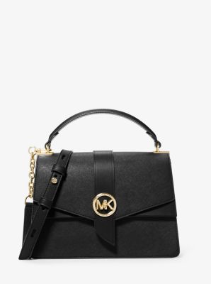 Michael Kors Greenwich Navy Satchel - Cheetah is the New Black