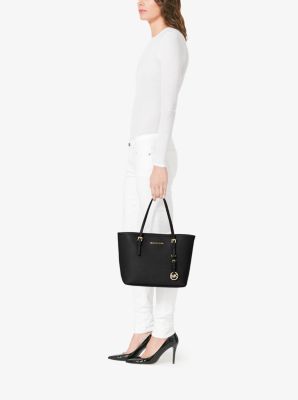 Michael Michael Kors Jet Set Large Color Block Saffiano Leather Tote Bag