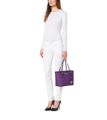 Jet Set Saffiano Leather Small Tote Bag image number 2