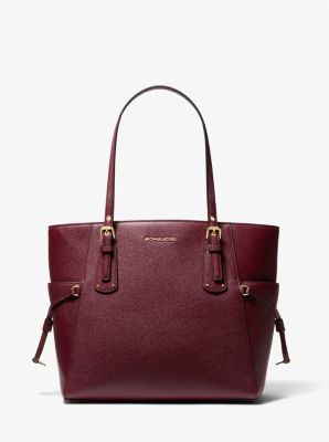 Voyager Small Pebbled Leather Tote Bag | Michael Kors