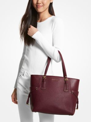 Michael Kors Voyager Small Pebbled Leather Tote Bag