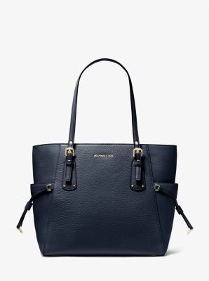 MICHAEL Michael Kors Voyager Leather Tote, Womens, Black