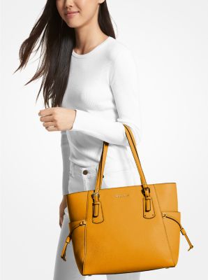 Eliza Extra-Large Pebbled Leather Reversible Tote Bag