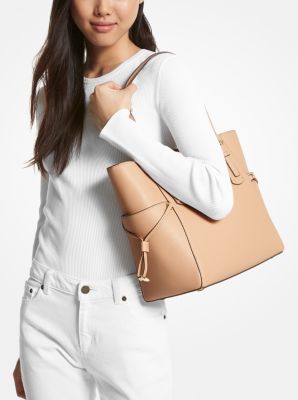 Voyager Small Saffiano Leather Tote Bag