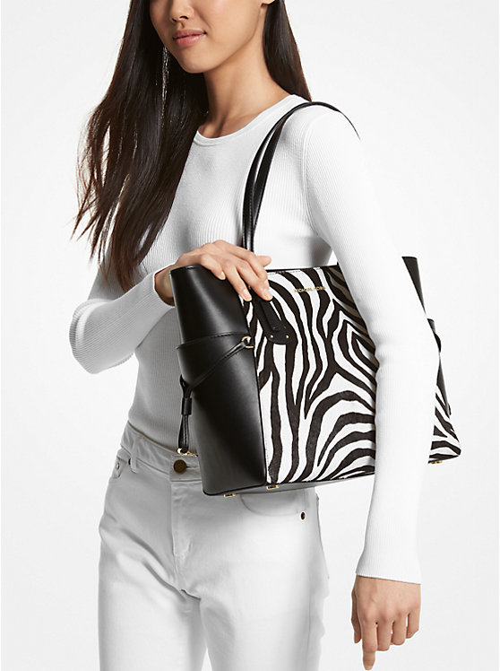 Michael Kors - Zebra Print Crossbody Bag w/ Wristlet – Current