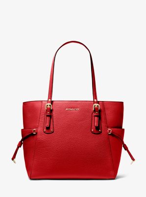 Voyager Small Pebbled Leather Tote Bag | Michael Kors